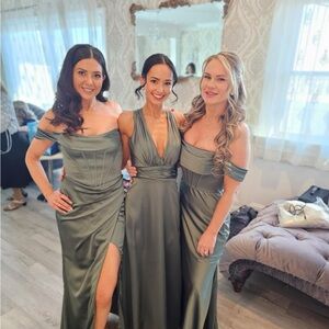 Revelry Rosemary Satin Wedding Dresses